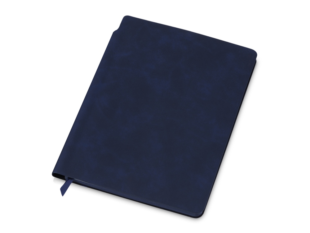 Подарочный набор с термобутылкой, блокнотом, ручкой и чаем, синий