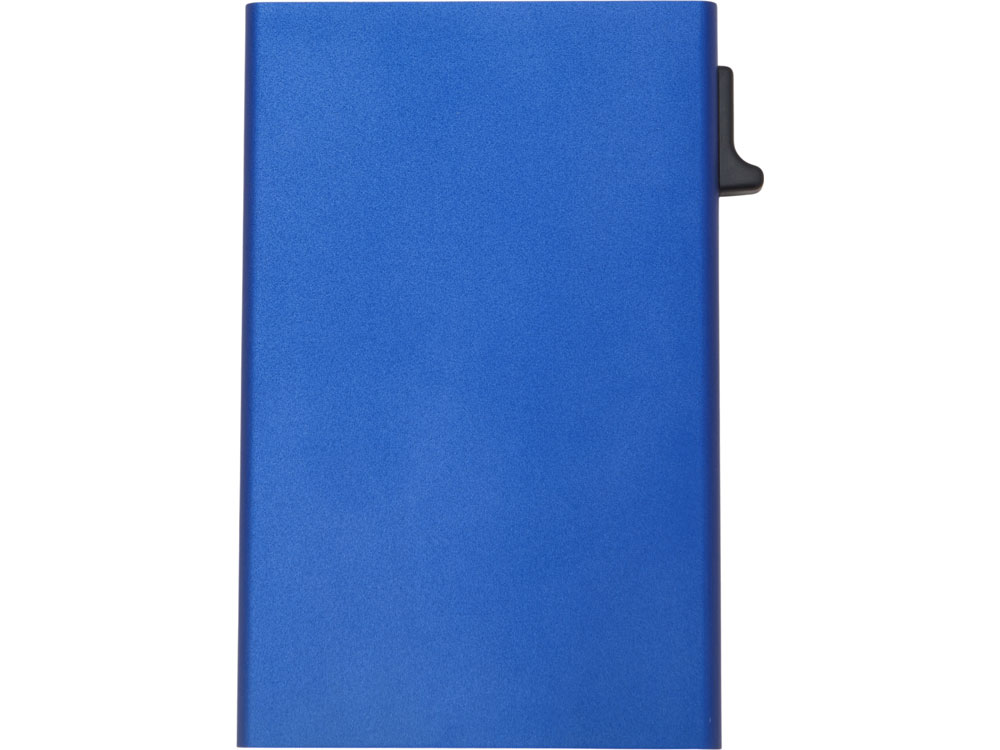 Картхолдер Florence с RFID- защитой из алюминия, синий