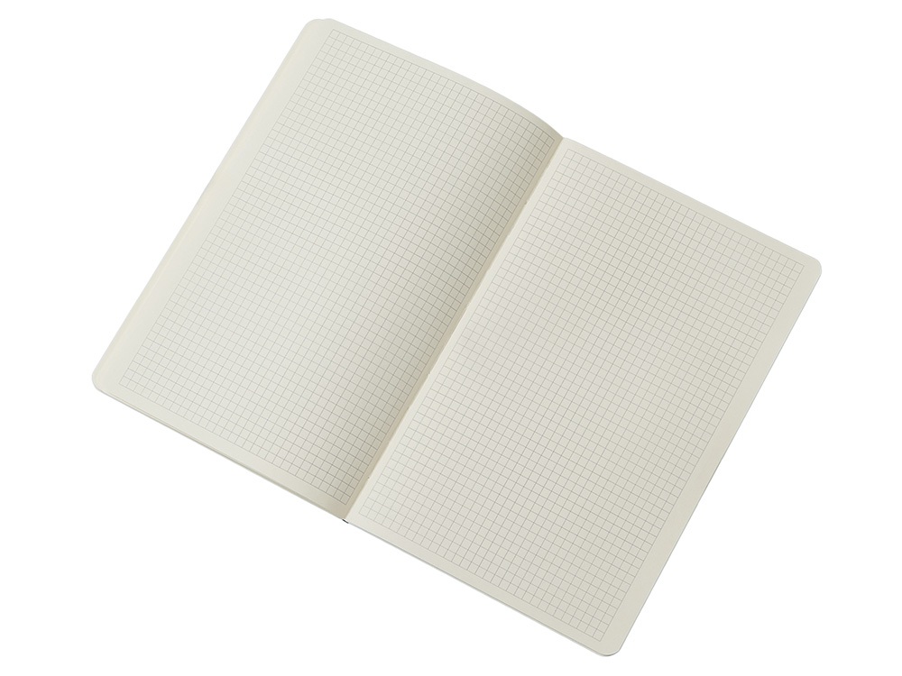 Блокнот в гибкой обложке A5 Виспи 2.0 в клетку, темно-синий Блокнот в гибкой обложке A5 Виспи 2.0 в клетку, темно-синий