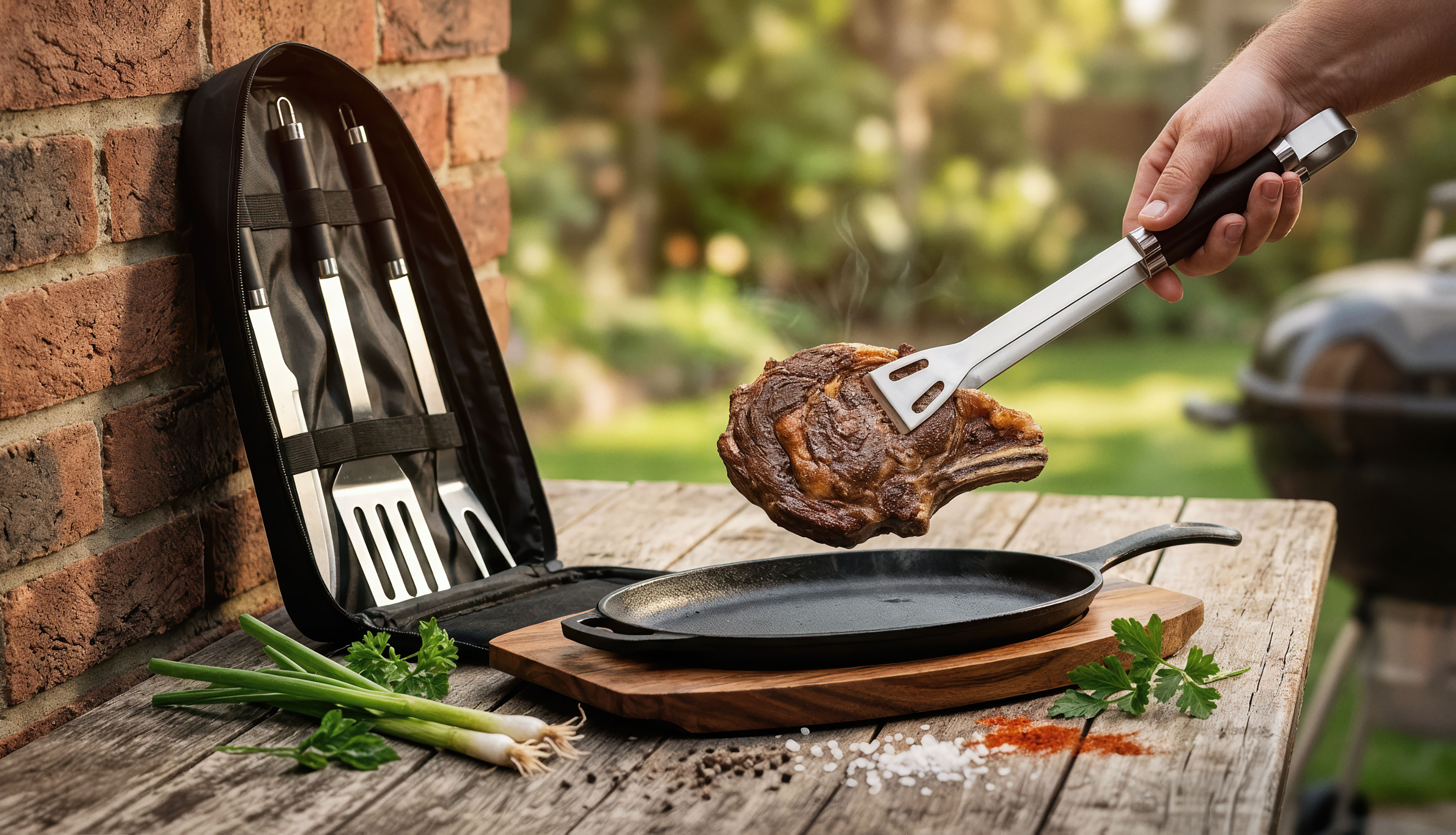 Набор для барбекю "Grill" в сумке Набор для барбекю "Grill" в сумке