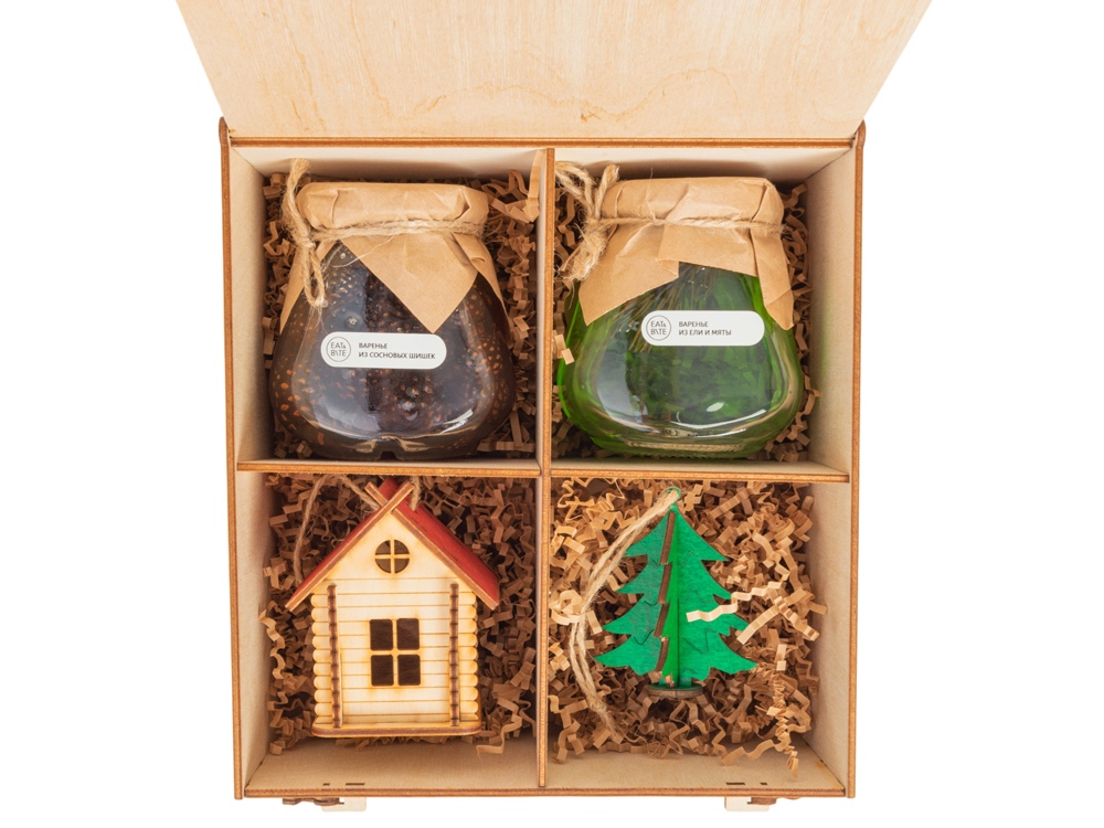 Подарочный набор Decoration Deluxe 2.0 с двумя видами варенья, натуральный