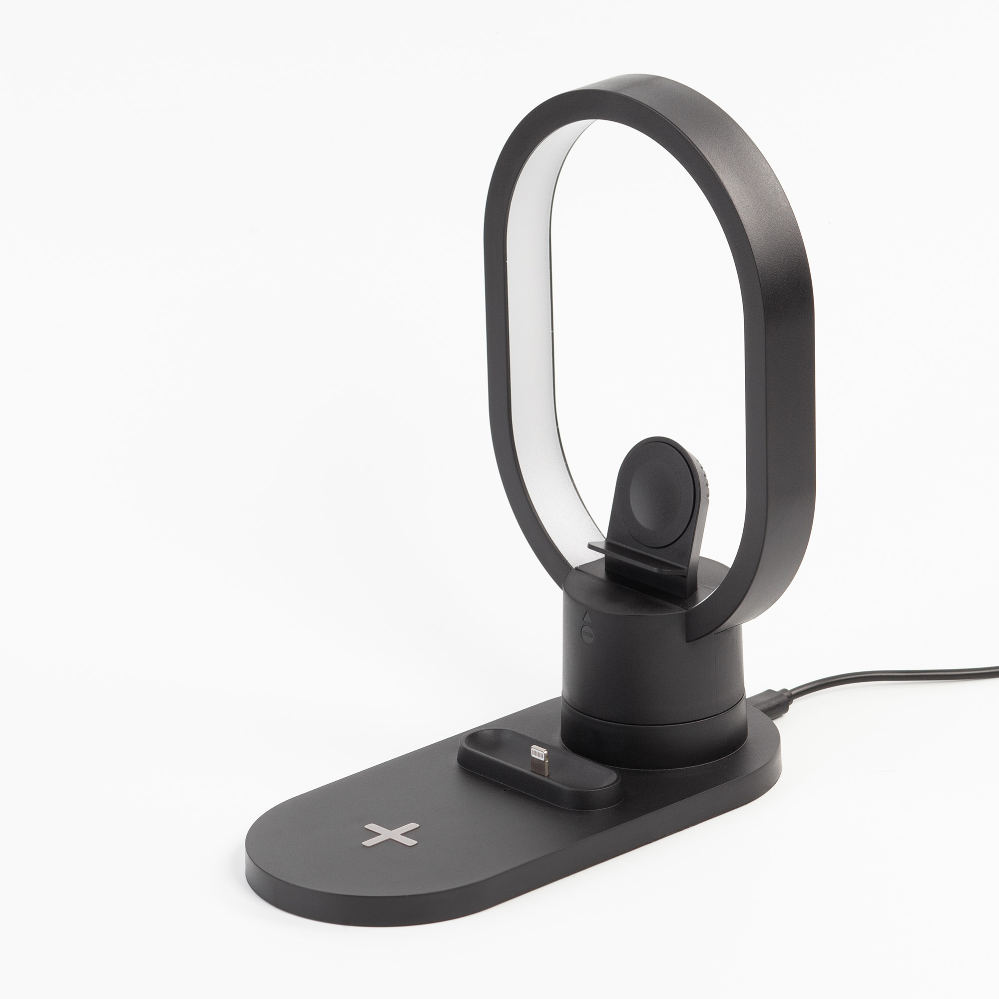 Настольная беспроводная (15W) зарядная станция "Starship" с лампой Настольная беспроводная (15W) зарядная станция "Starship" с лампой