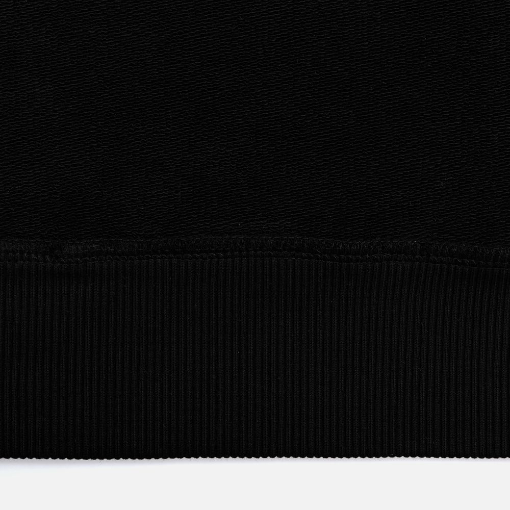 Толстовка унисекс оверсайз Sartoro, черная Толстовка унисекс оверсайз Sartoro, черная