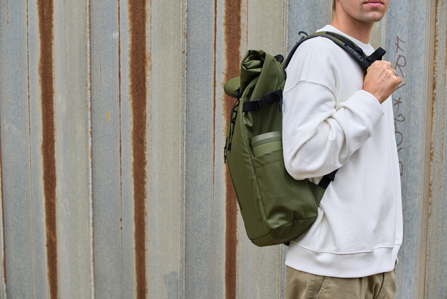 Термостакан Topl из переработанной стали с крышкой 360°, 354 мл