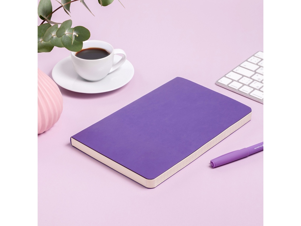 Ежедневник А5 недатированный Megapolis Flex, светло-фиолетовый