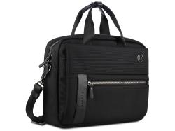 Портфель мужской BUGATTI НЕРО | NERO 15'', чёрный, нейлон 1680D/кожа, 42х10х30 см