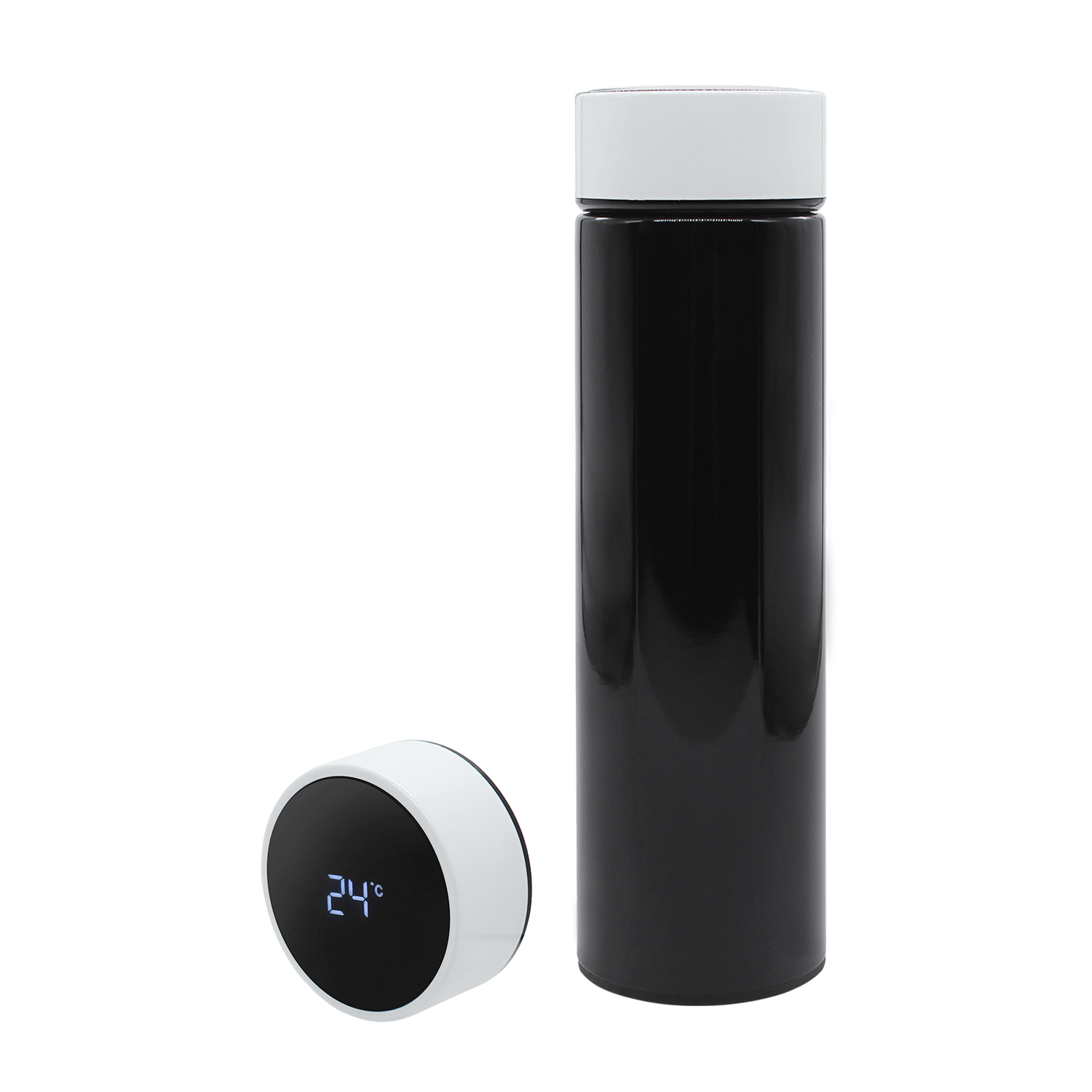 Термос Reactor duo black с датчиком температуры (черный с белым) Термос Reactor duo black с датчиком температуры (черный с белым)