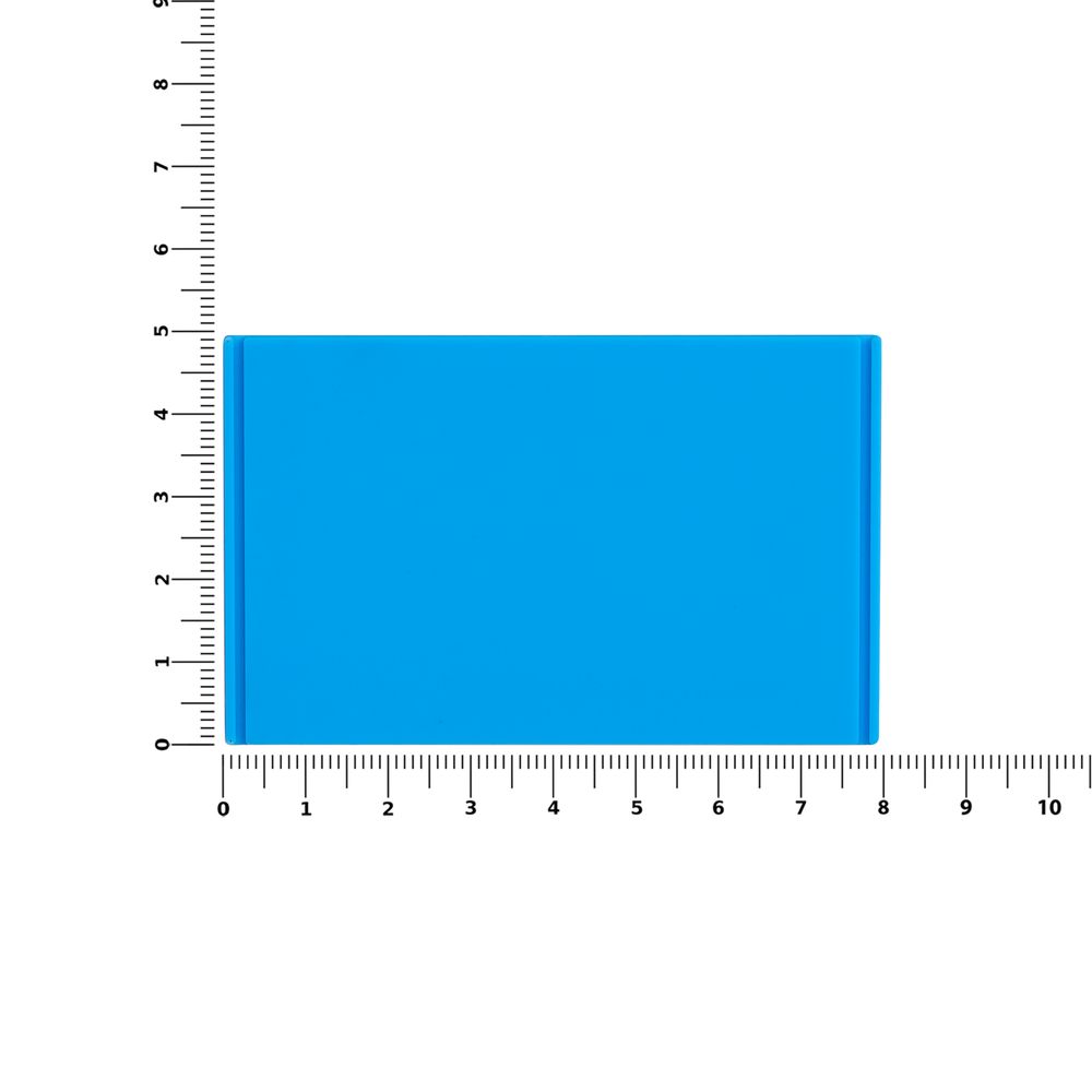 Лейбл из ПВХ Dzeta, XL, голубой Лейбл из ПВХ Dzeta, XL, голубой