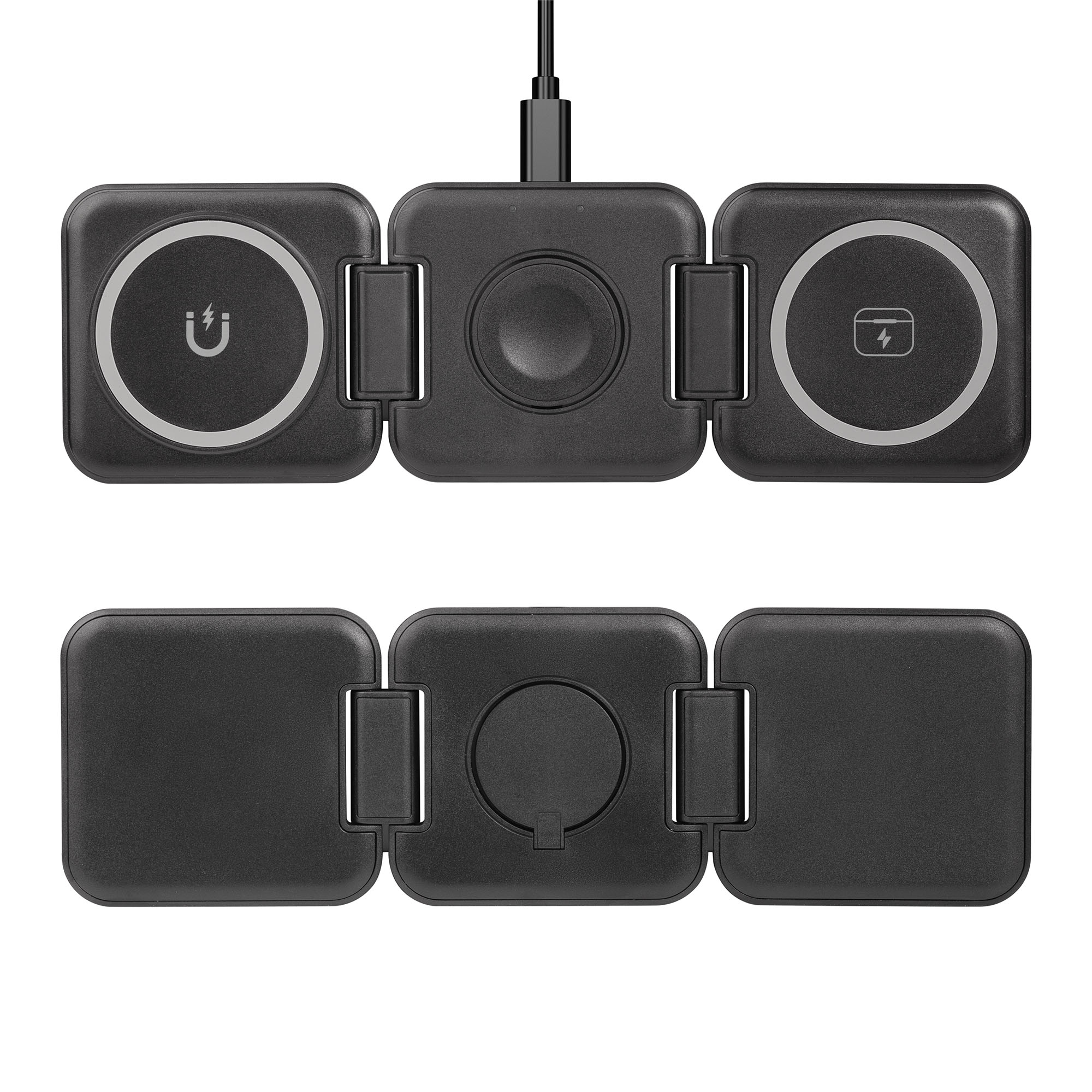 Складная беспроводная (15W) зарядная станция "Flip" с MagSafe Складная беспроводная (15W) зарядная станция "Flip" с MagSafe