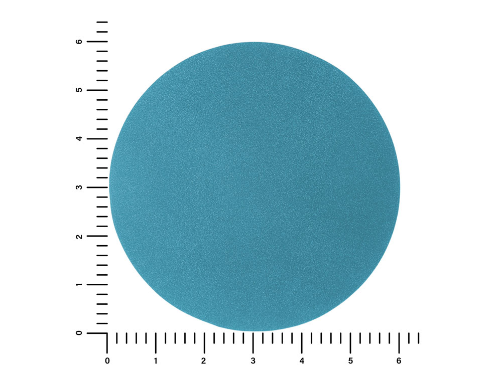 ПАТЧ КРУГ nubuk (голубой) 6,0 х 6,0 см