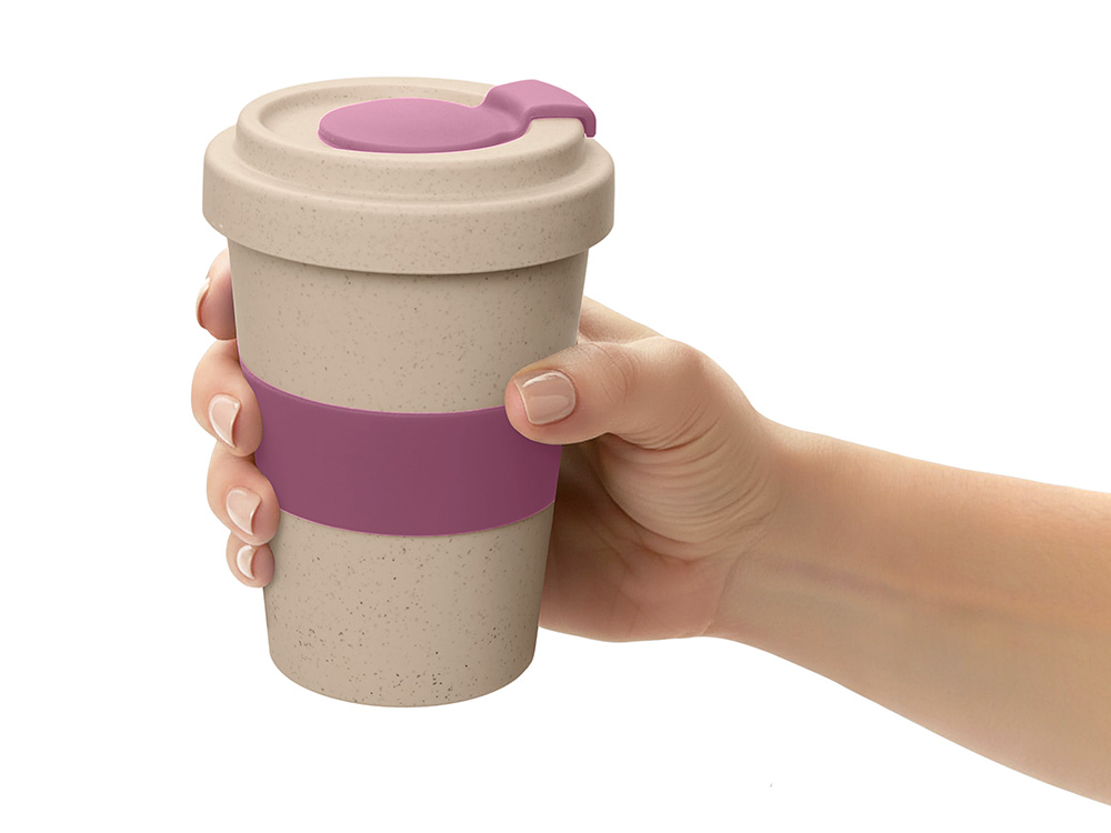 Стакан из пшеничного волокна Flava, dust pink