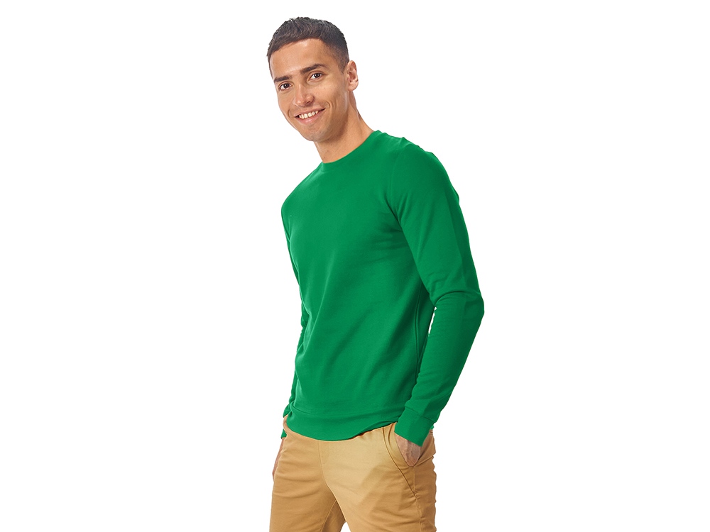 Свитшот Motion унисекс с начесом, зелёный Свитшот Motion унисекс с начесом, зелёный