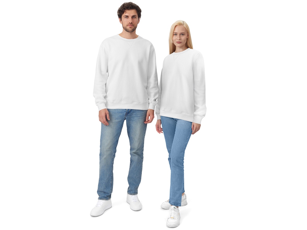 Свитшот Lisbon унисекс, белый