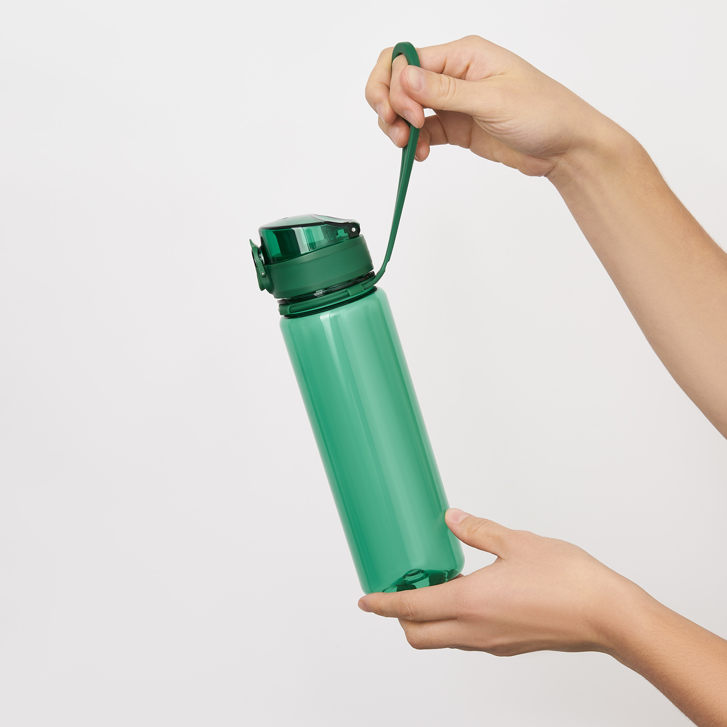 Бутылка для воды Комо (Como), серая Бутылка для воды Комо (Como), серая