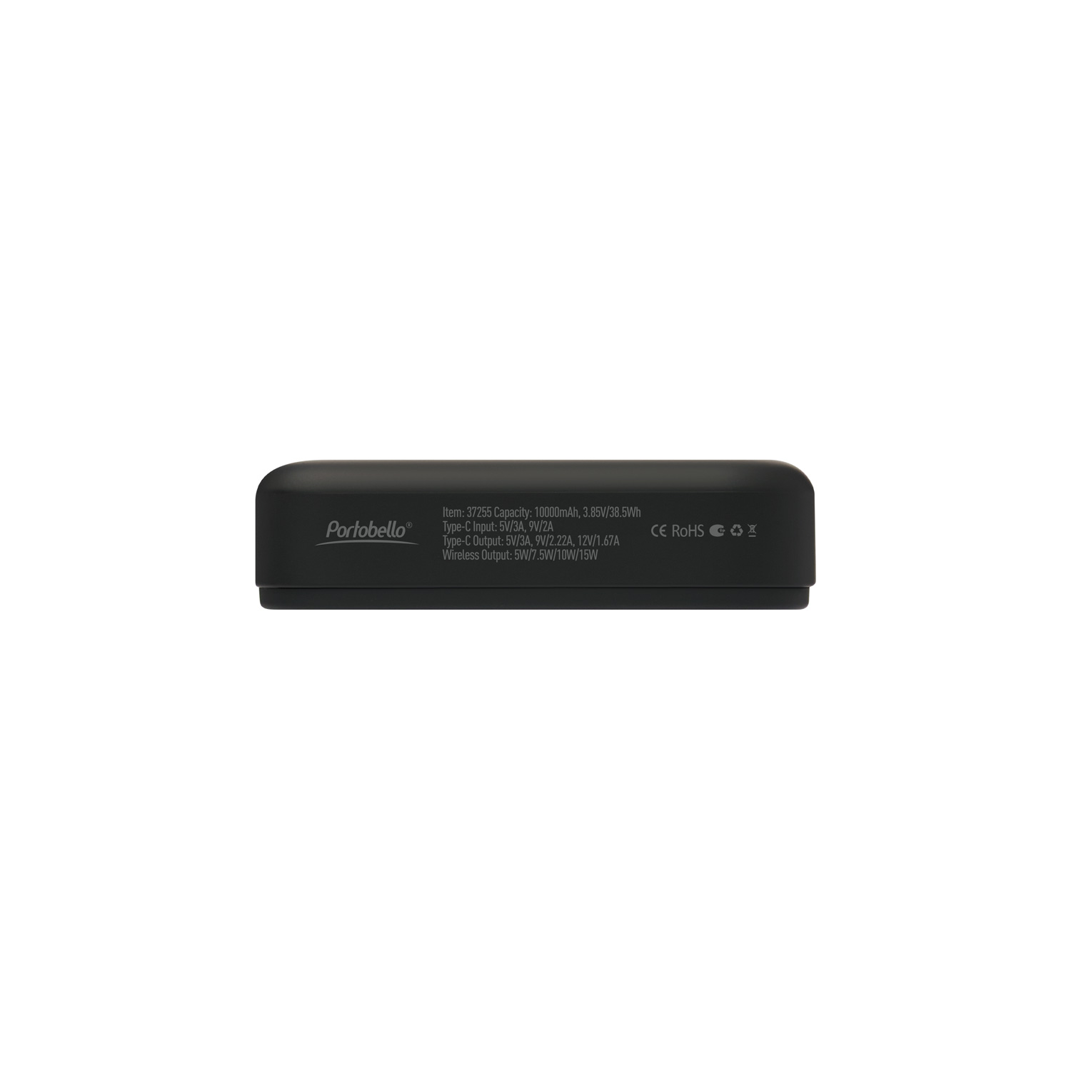 Внешний аккумулятор Юнион PD (Union PD) 10000mAh с функцией беспроводной зарядки 15W, черный Внешний аккумулятор Юнион PD (Union PD) 10000mAh с функцией беспроводной зарядки 15W, черный