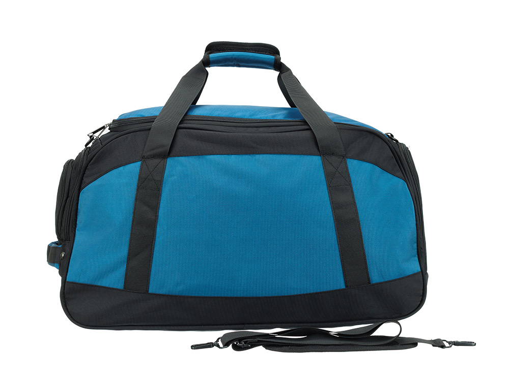 Сумка спортивная TORBER, синий/черный, полиэстер, 52 х 25 х 30 см Сумка спортивная TORBER, синий/черный, полиэстер, 52 х 25 х 30 см