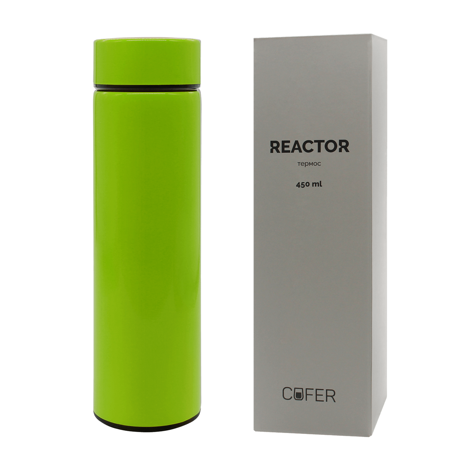 Термос Reactor с датчиком температуры (салатовый) Термос Reactor с датчиком температуры (салатовый)