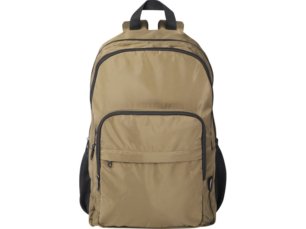 Рюкзак для ноутбука Trend Plus 15GRS из переработанного материала объемом 20 литров, зеленый лесной