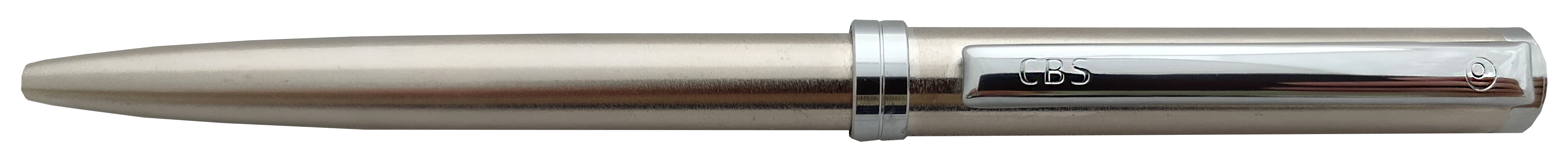 22421 Шариковая ручка DELGADO STEEL FINISH/CHROME CBS натуральный/серебристый