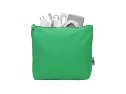Органайзер для электроники и проводов Amalia из полиэстера 300D с подкладкой, зеленый