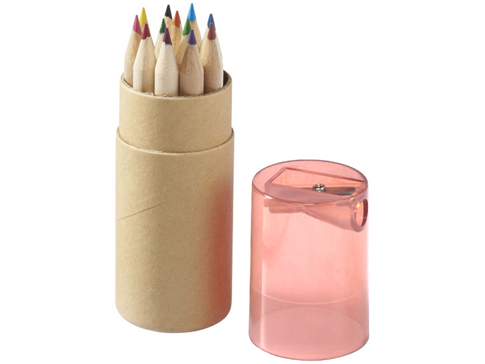 Набор карандашей Cartoon 12 единиц, натуральный/красный Набор карандашей Cartoon 12 единиц, натуральный/красный