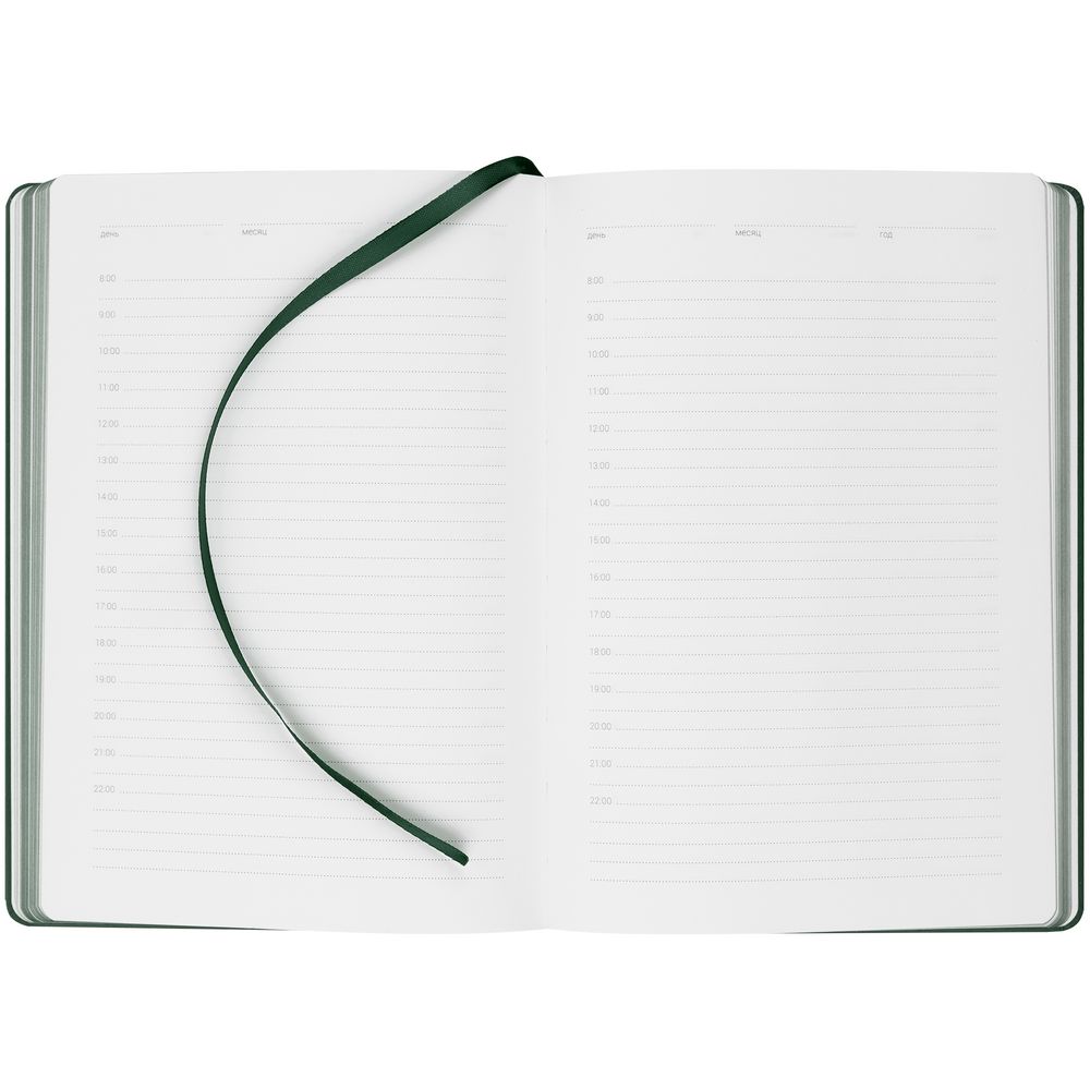 Ежедневник New Factor Metal, зеленый Ежедневник New Factor Metal, зеленый