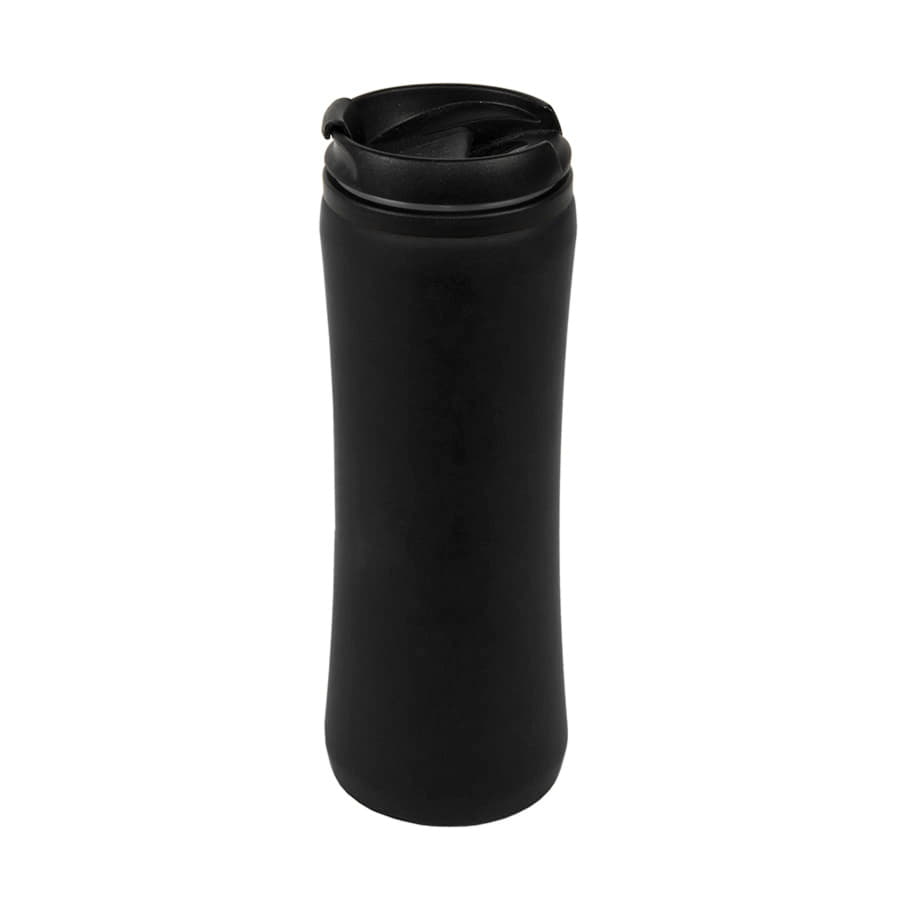 Набор подарочный OFFICEKIT: термос, ежедневник, ручка,  стружка, коробка, черный