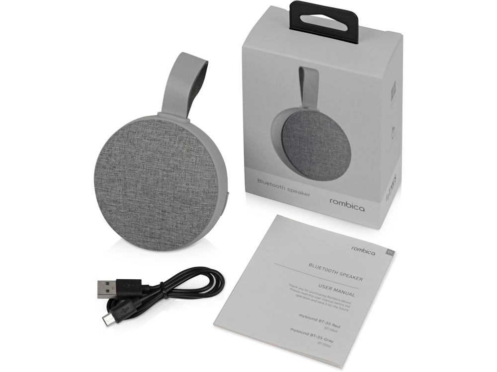Портативная акустика Rombica mysound BT-35 Gray, серый (Р)