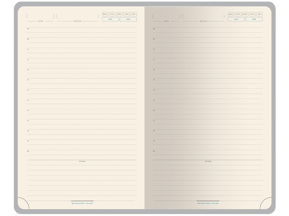 Ежедневник недатированный А5 Premier, оранжевый