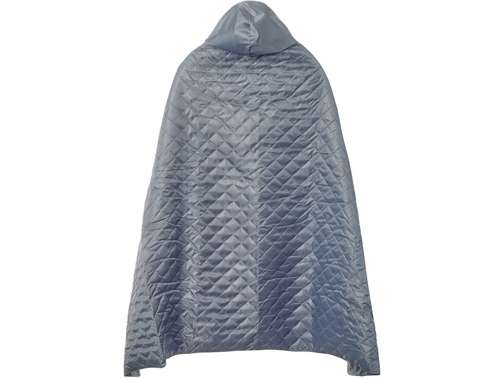 Пончо Cappy с капюшоном на липучке в мешке, серый