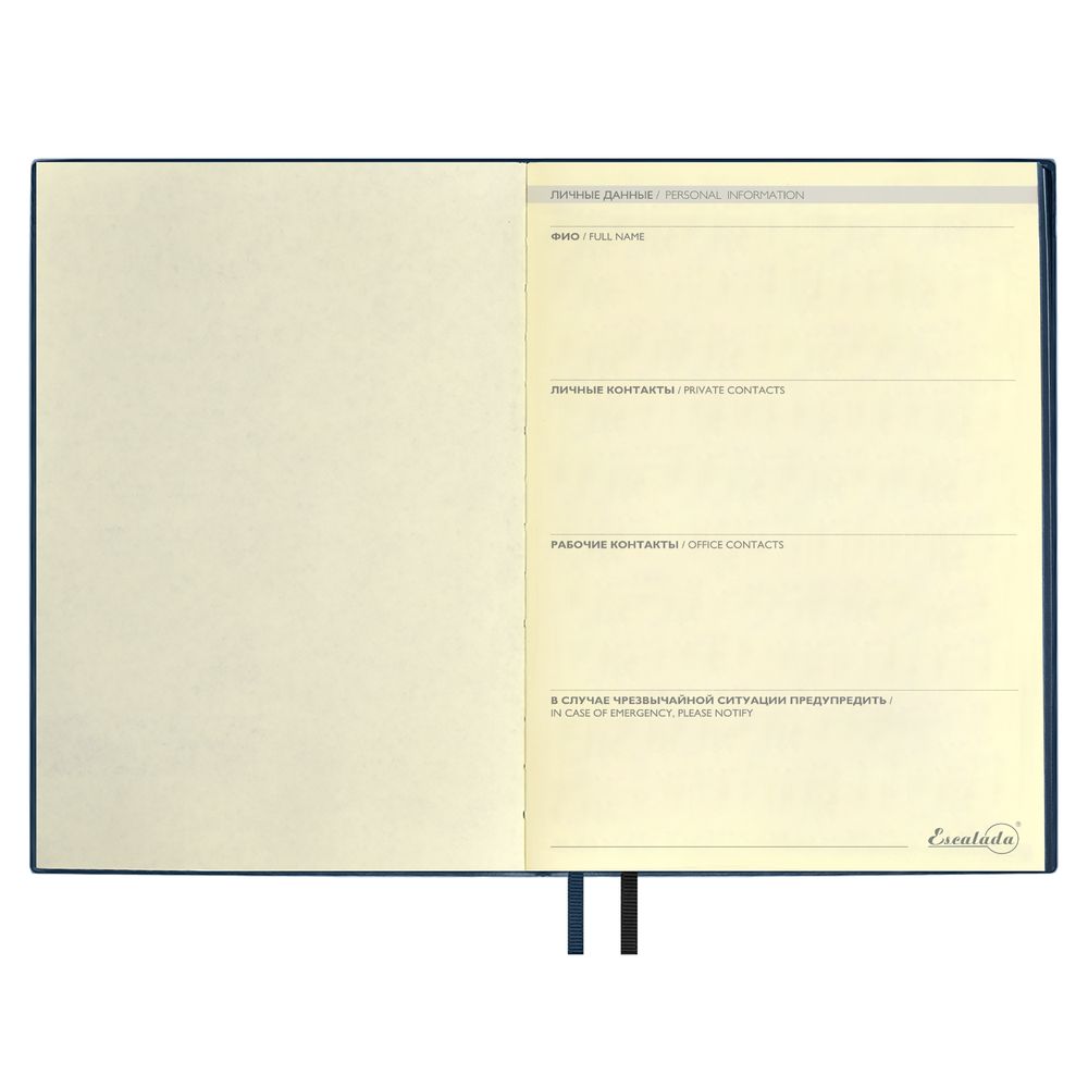 Ежедневник Avila, недатированный, синий Ежедневник Avila, недатированный, синий