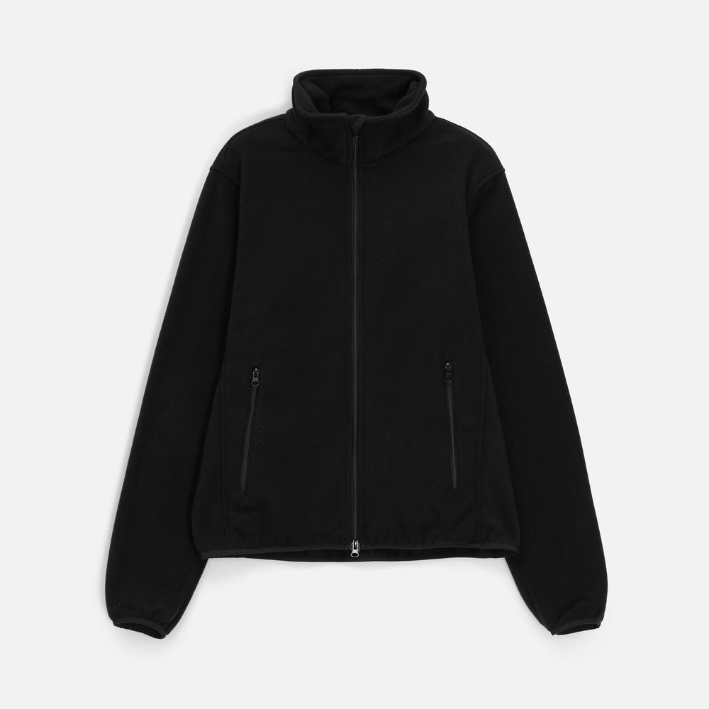 Куртка флисовая унисекс Ben Mac, черная Куртка флисовая унисекс Ben Mac, черная