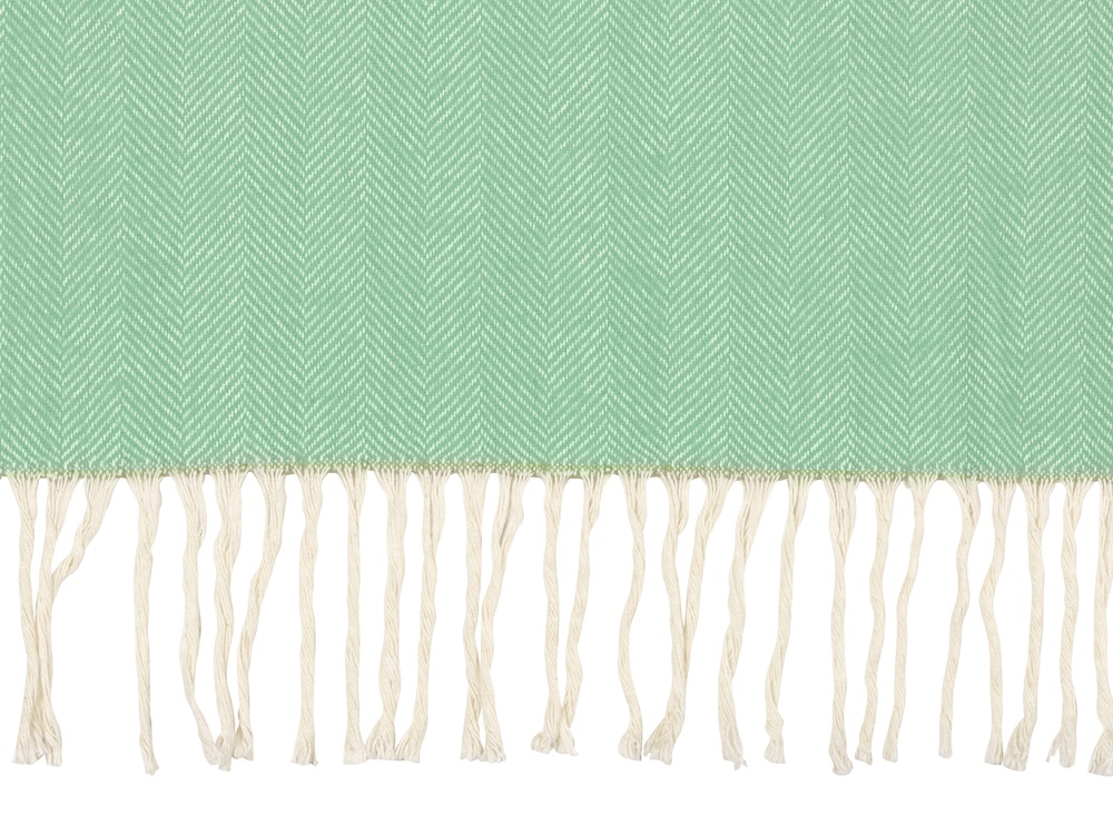 Плед Ёлочка 145х180 см. ПРЕМИУМ (зеленый однотонное)