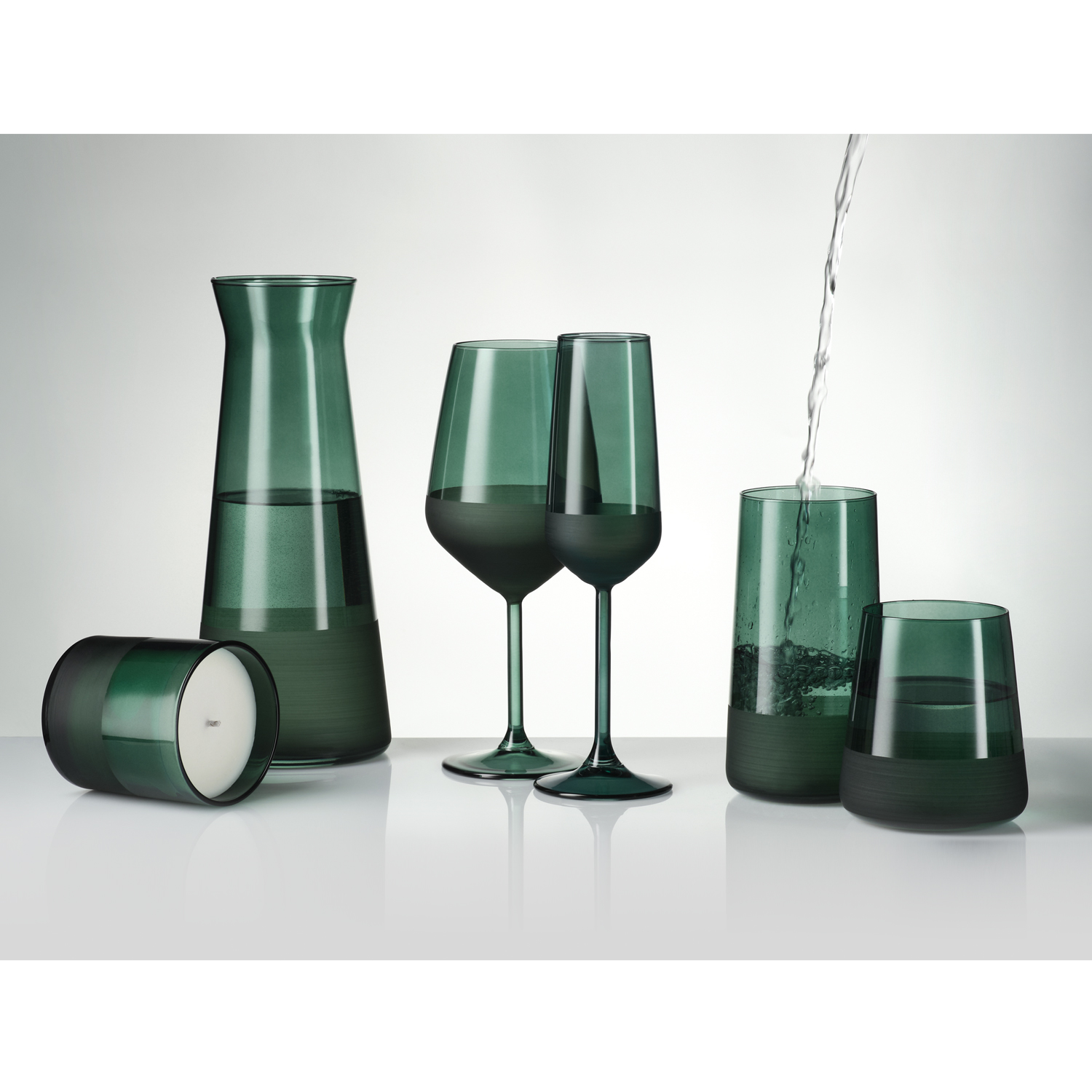 Бокал для шампанского Эмеральд (Emerald), зеленый