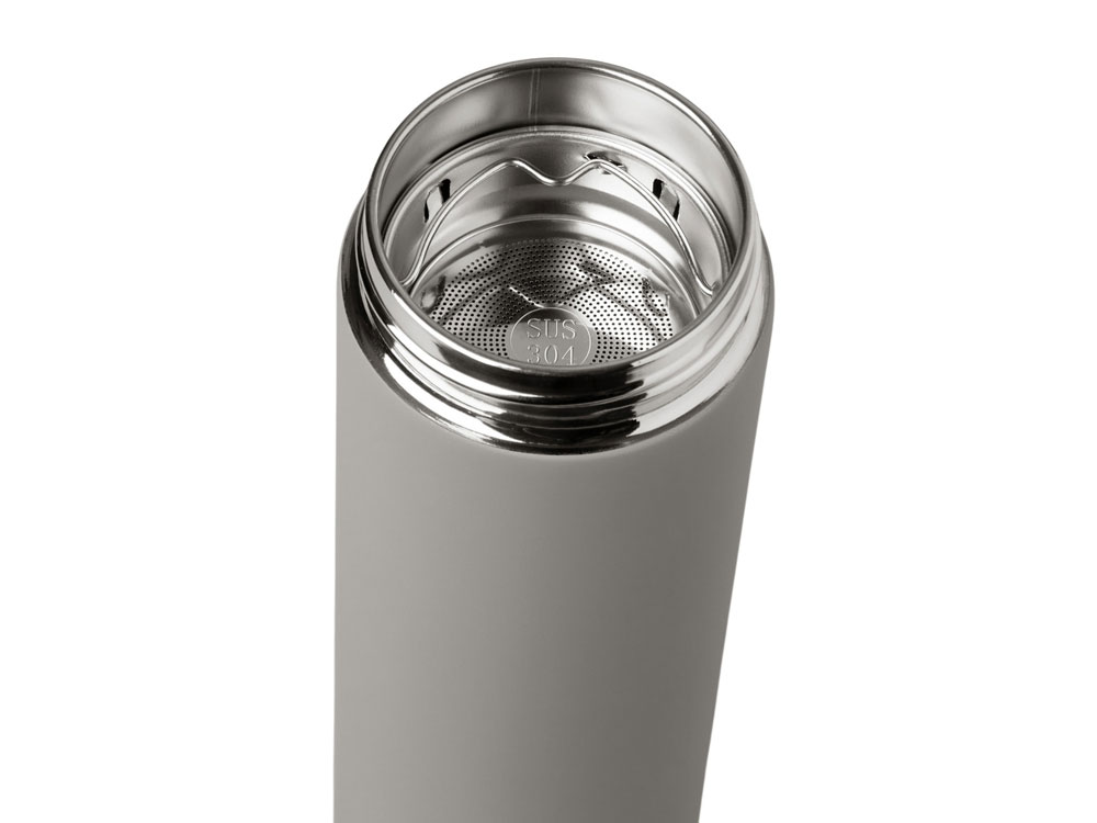 Вакуумный термос Vacuum Flask C1, soft touch, 420мл, серый Вакуумный термос Vacuum Flask C1, soft touch, 420мл, серый