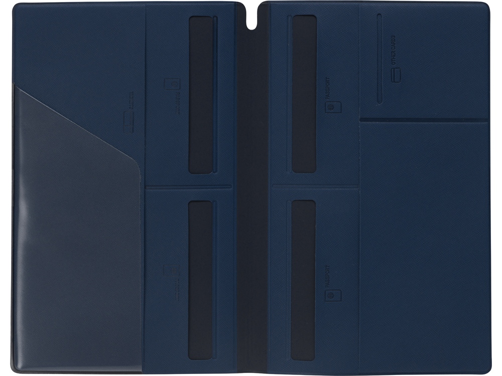 Семейный органайзер для путешествия Favor, темно-синий/темно-серый