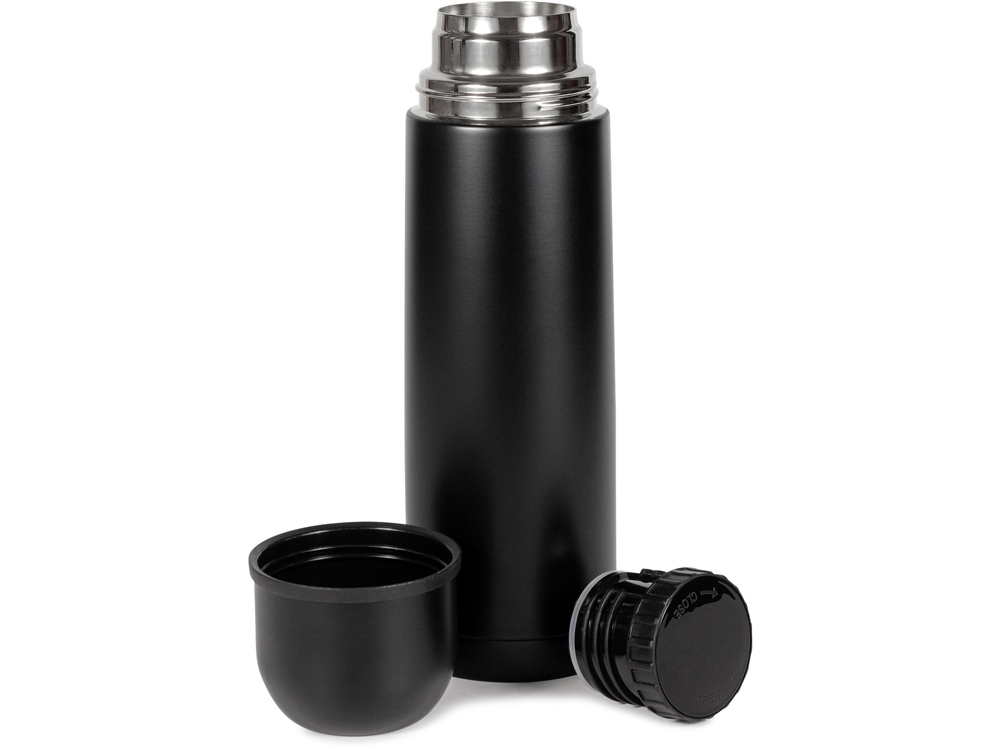 Термос Relaxika 101 (0,75 литра), черный (без лого)