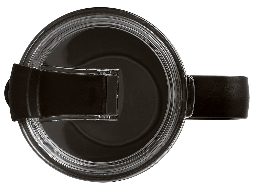 Термокружка KENCHER с двойными стенками из нержавеющей стали 304 и полипропилена, черный