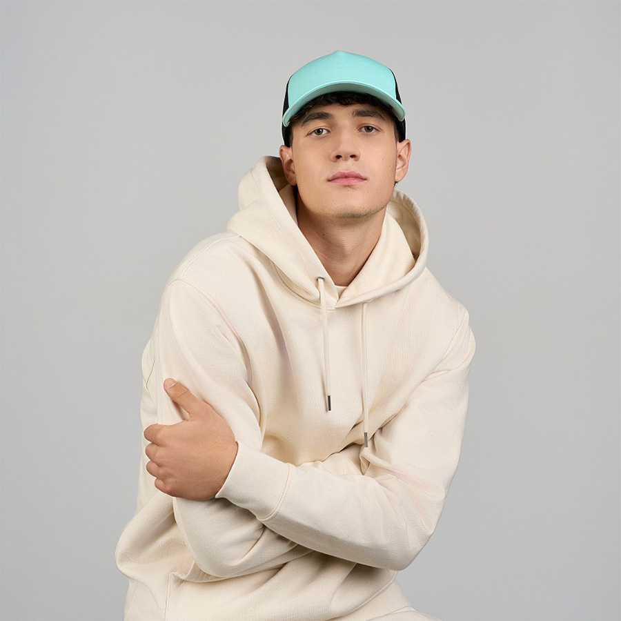 Бейсболка RAPPER COTTON-S, 5 клиньев, пластиковая застёжка