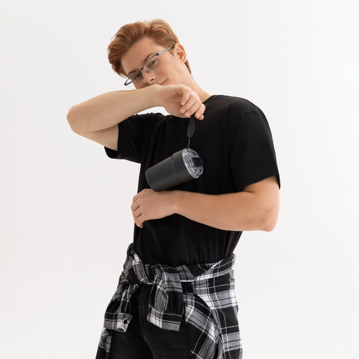 Футболка унисекс KRIS, 150 гр., черная, размер XL