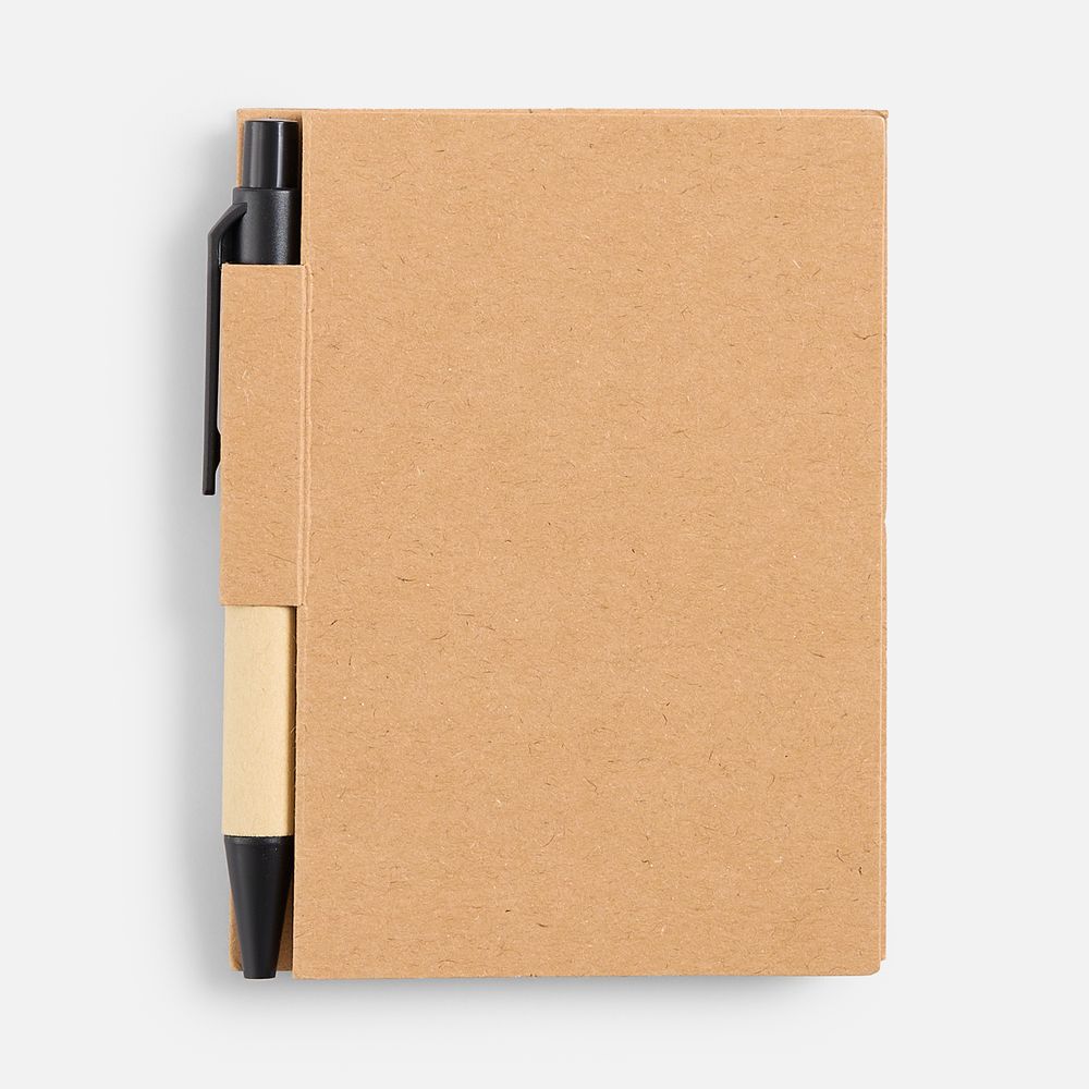 Мини-блокнот Eco Light с ручкой с черными элементами, ver.2 Мини-блокнот Eco Light с ручкой с черными элементами, ver.2