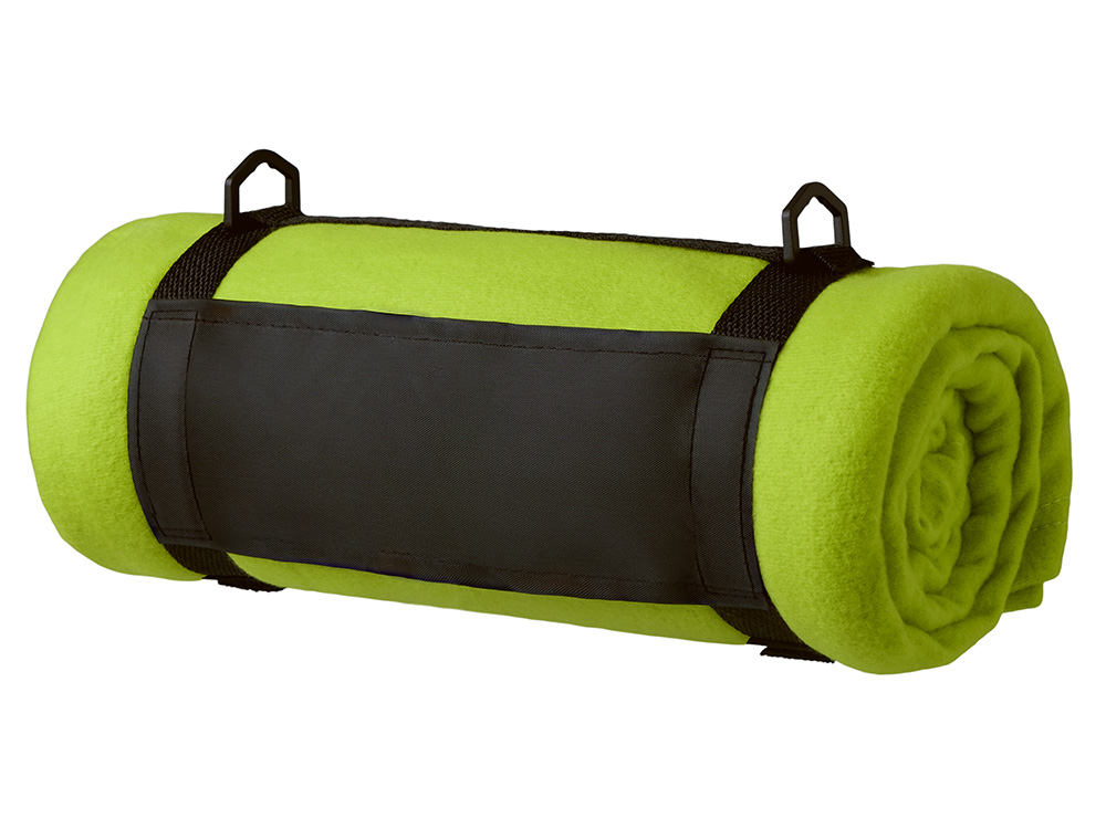 Плед Нежность с плечевым ремнем, зеленое яблоко