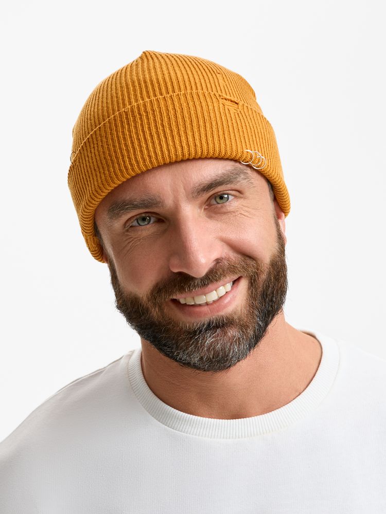 Шапка Ribelle, темно-желтая (горчичная)