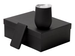 Подарочный набор с термокружкой и повербанком С2, 10000 mAh, черный