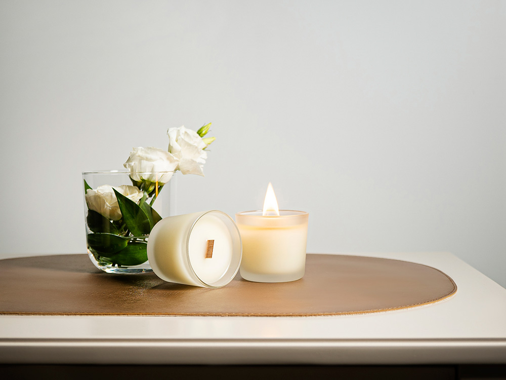 Набор для создания 2-х ароматических свечей: имбирный пряник, рождественская елка (без лого LM)