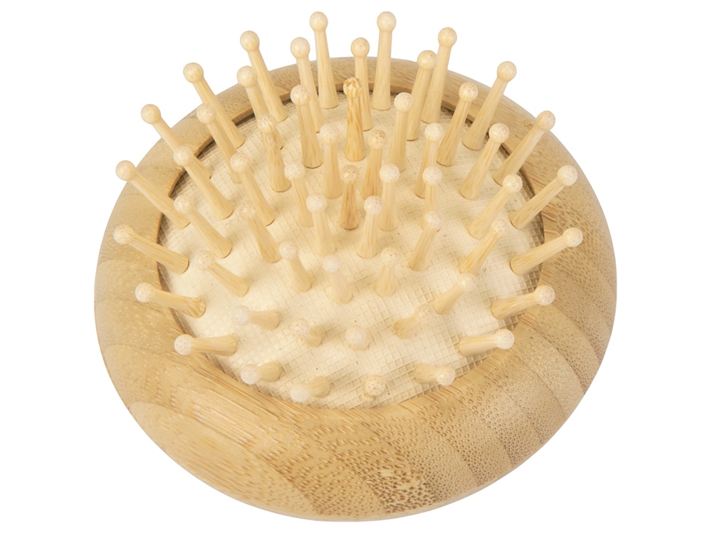 Расческа с зеркалом из бамбука Daisy, натуральный