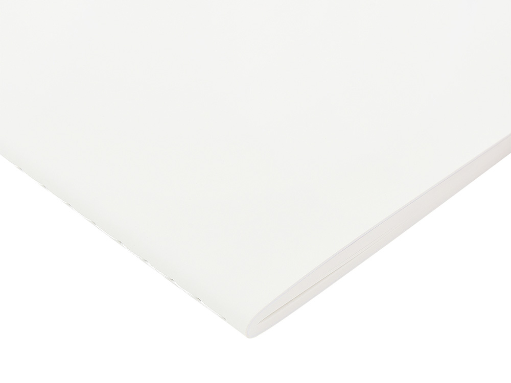 Тетрадь с каменной бумагой А5 Carrara 40 л., линейка, белый