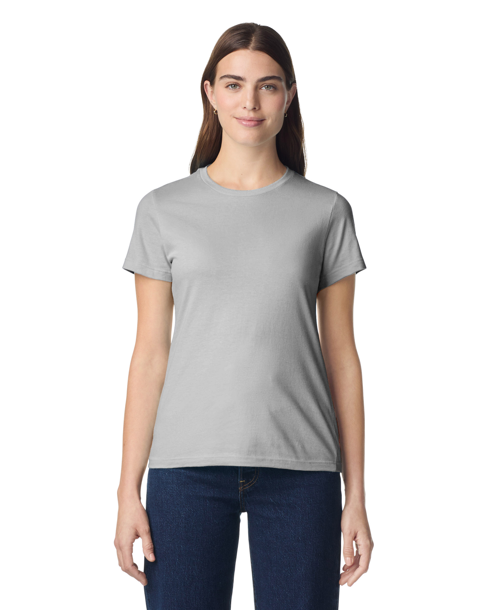 Футболка SOFTSTYLE WOMAN, ПЕПЕЛЬНО-СЕРЫЙ S