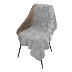 Плед Cella Soft вязаный, 160*90 см, серый Плед Cella Soft вязаный, 160*90 см, серый