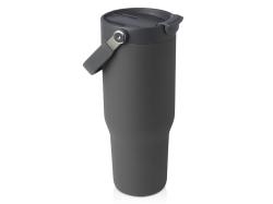 Термостакан Bronx объемом 900 мл из меди и переработанной нержавеющей стали, сертифицированной по стандарту RCS, с вакуумной изоляцией и крышкой с двойной функцией - Серый Термостакан Bronx объемом 900 мл из меди и переработанной нержавеющей стали, сертифицированной по стандарту RCS, с вакуумной изоляцией и крышкой с двойной функцией - Серый